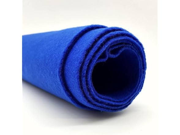 Ice Fabrics Craft Felt Fabric by The Yard, Royal Blue