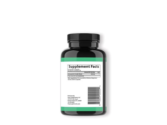 (2pk) Angry Supplements Just Pure Ashwagandha