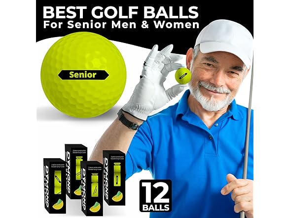 Dymond Golf Senior Golf Balls 12 Pack