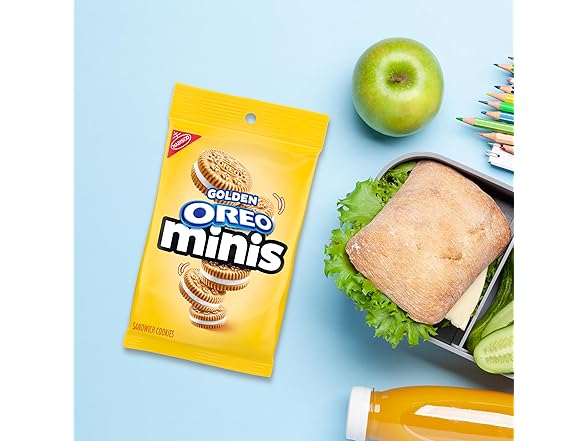 OREO Minis Golden Sandwich Cookies, 3 oz