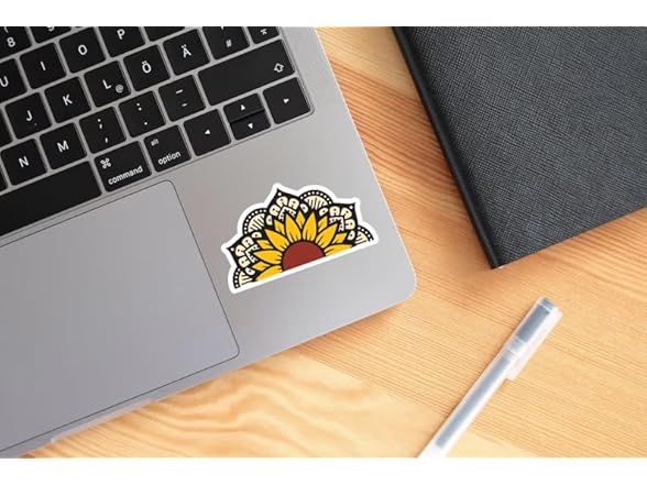 3PCS Sunflower Mandala Stickers