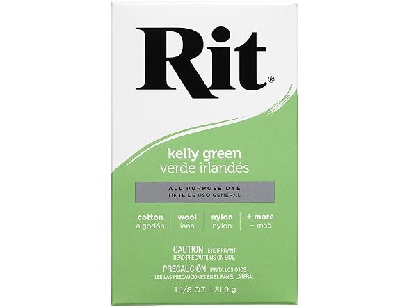 Rit Dye 3-32 11749 Powdered Fabric Dye, Kelly Green