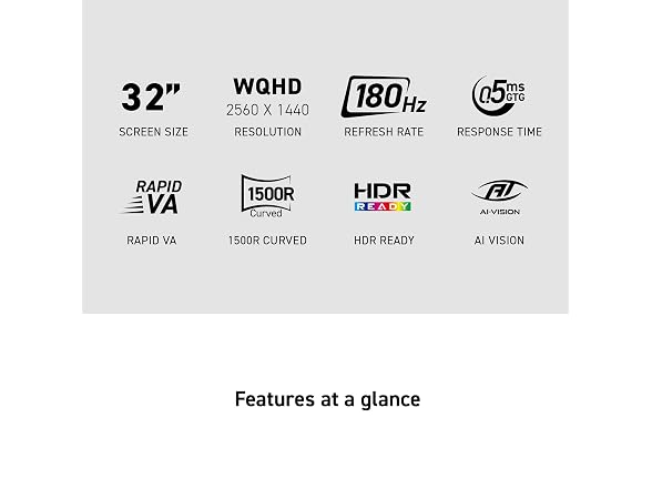MSI MAG 321CQF E18W Monitor