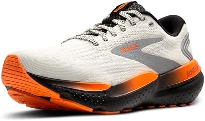 Brooks Glycerin 21 Women's Shoes Ecru/Orange/Black Size 9.5