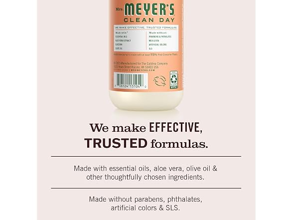 MRS MEYERS CLEAN DAY Hand Soap Geranium 12.5oz