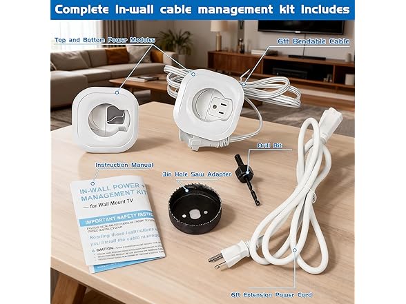 Wall Cable Management