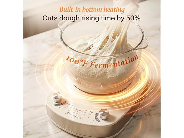 AmareMagis 7.4QT Electric Dough Mixer