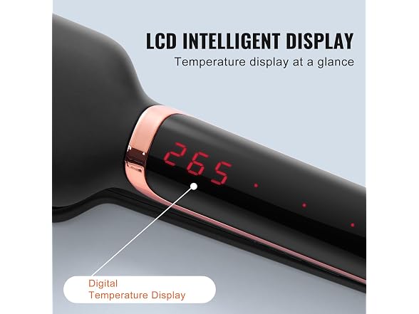 VEVOR Dual Voltage 2-inch Titanium Flat Iron