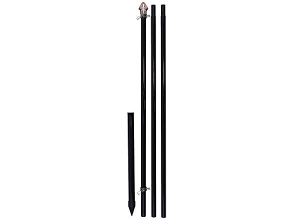 Flags Importer 10ft Aluminum (Black) Outdoor Pole