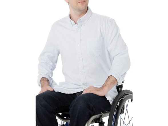 Powder Blue Vertical Stripe