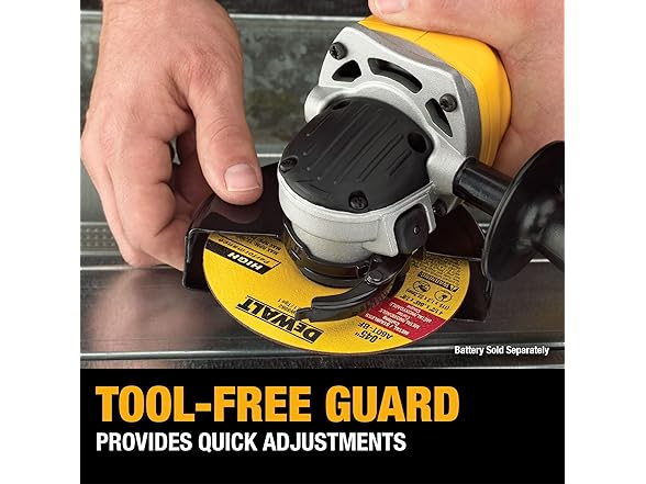DEWALT DCG412B 20V MAX 4-1/2 Inch Angle Grinder, Bare Tool