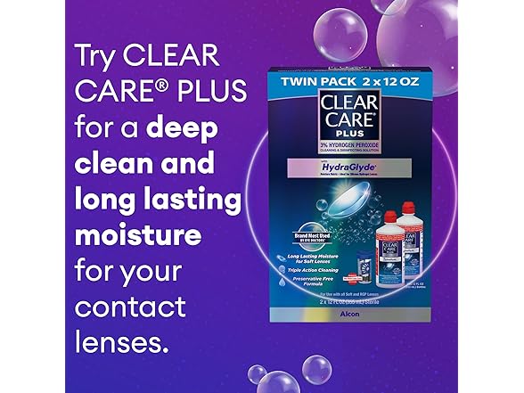 Clear Care Plus Solution 12oz (1pk)