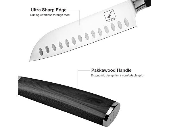 imarku Santoku Knife 7 inch Kitchen Knife