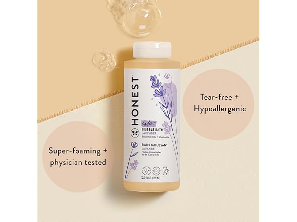 Honest Company Bubble Bath Lavender Calm 12oz