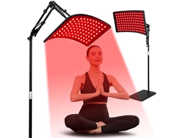 Viconor Red Light Therapy Lamp for Body Brown Black