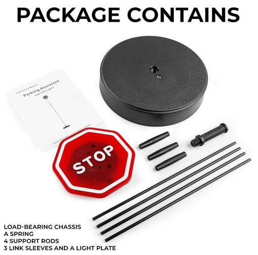 Zone Tech LED Stop Sign Parking Assistant 1 pk - Gallery 7