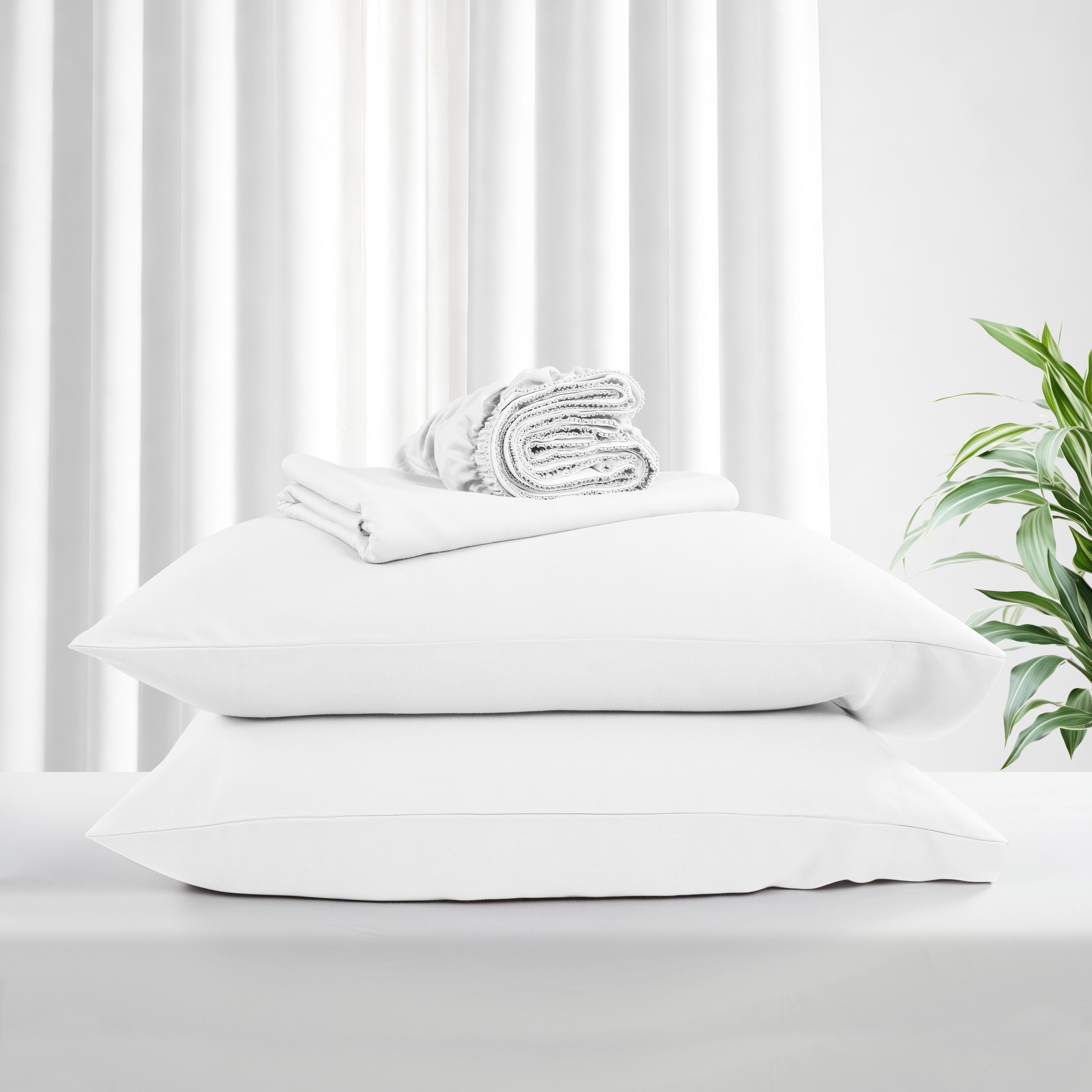 Kathy Ireland Lyocell & Linen Cotton 4PC Sheet Set - Gallery 32