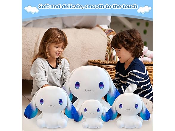 OULV Cute Dog Plush Toy with Big Ears