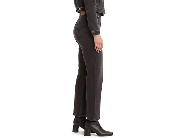 Levis Womens Ribcage Jeans Black (26)