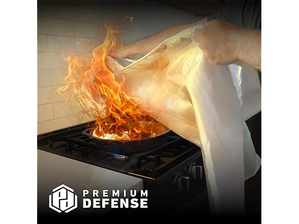 Premium Defense Fire Blanket, 40” x 40”