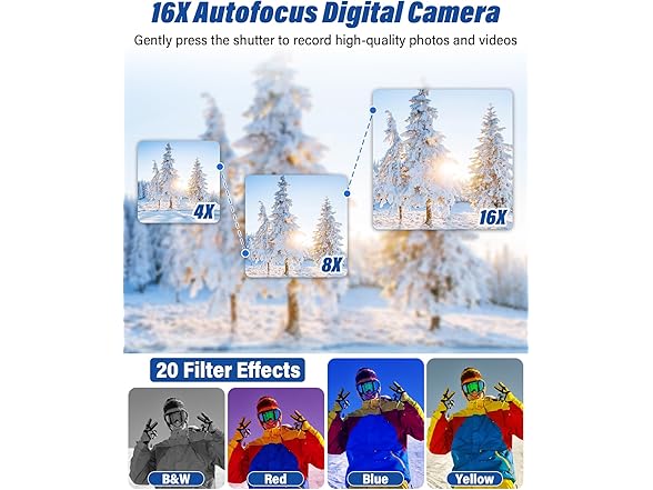 Bhagdaoe 2025 New 4K Digital Camera