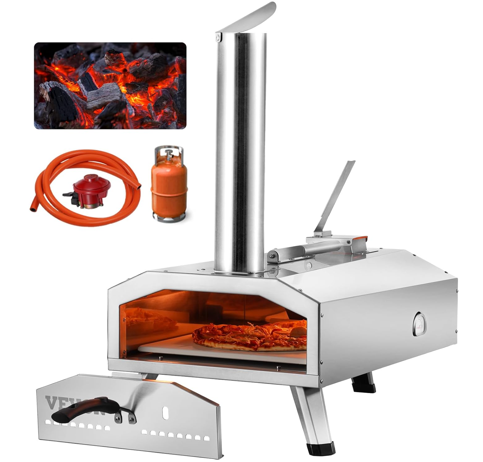 VEVOR Dual Fuel Pizza Open - Gallery 2