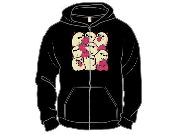 Spooky Cute Ghosts with Strawberries