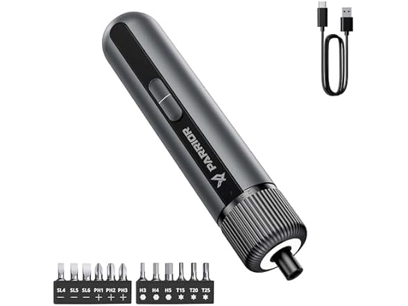 PARRIOR S12S 4V Cordless Screwdriver Set