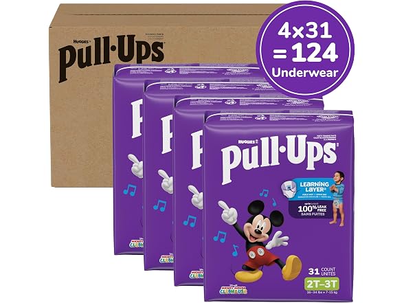 Pull-Ups | Boys' Potty 124 Count