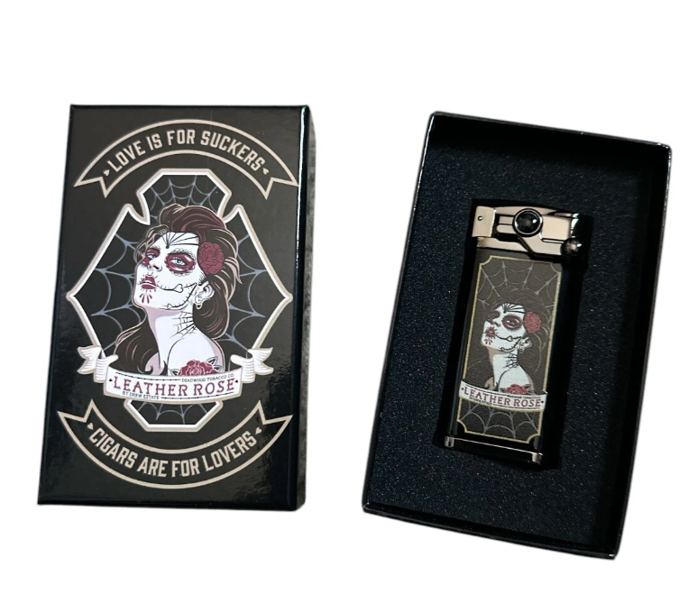 Deadwood Leather Rose Torch Lighter - Gallery 2