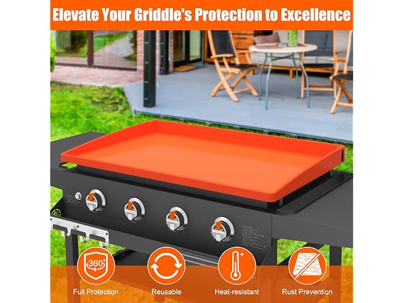 BESSIO Silicone Griddle Mat Cover for Mat