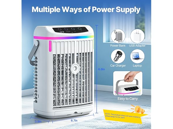 Lxbenpink Portable AC, 1000ML Mini Portable