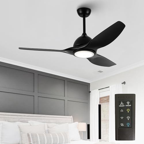 COMEFFIE VZA01A112BK-EH 52 Inch 52 Inch Ceiling Fan wi