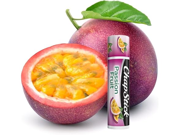 (12 Count) ChapStick Lip Moisturizer, Passionfruit,