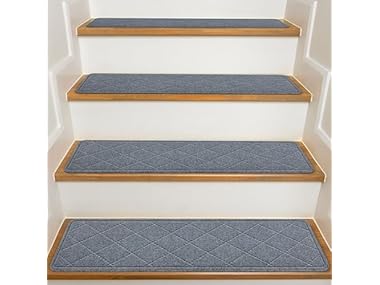 $10.99 KOOTETA Dark Grey Non Slip Stair Treads dealfomo