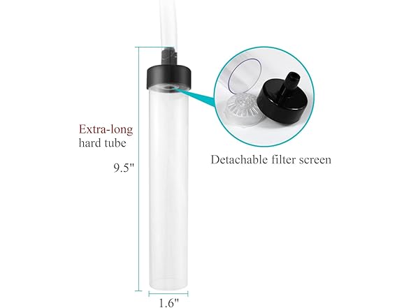 5ft Aquarium Siphon Vacuum Cleaner