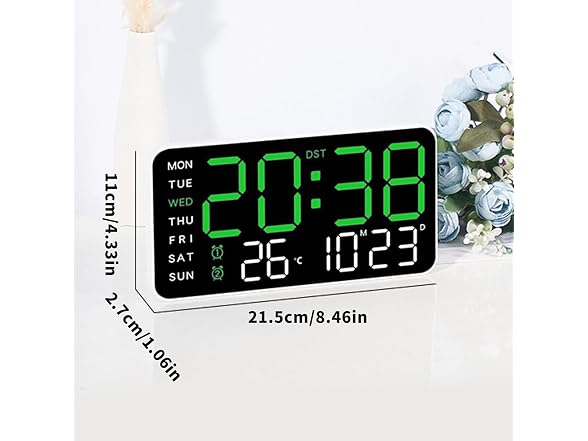 Sohodoo Led Digital Wall Clock
