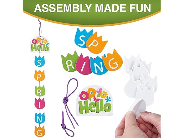 Fun Express Hello Spring Mobile Craft Kit