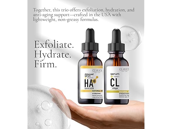 Clara's Hyaluronic Acid & Collagen Serum