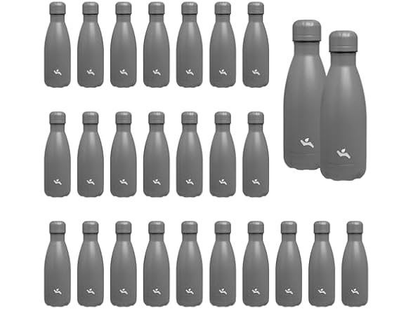 Konokyo 24 Pack 12 oz Insulated Stainless Steel Water Bottle