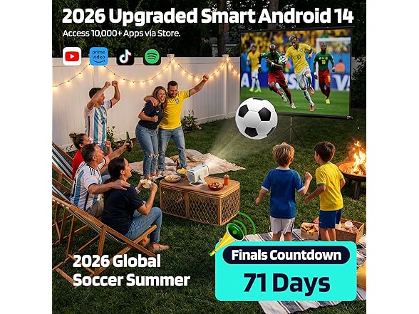 Kvoruaeliax Mini Projector | 1080P