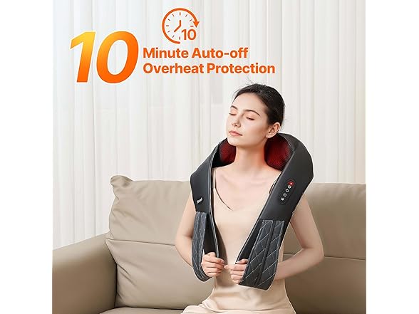 Neck Shoulder Shiatsu Massager w/ Heat