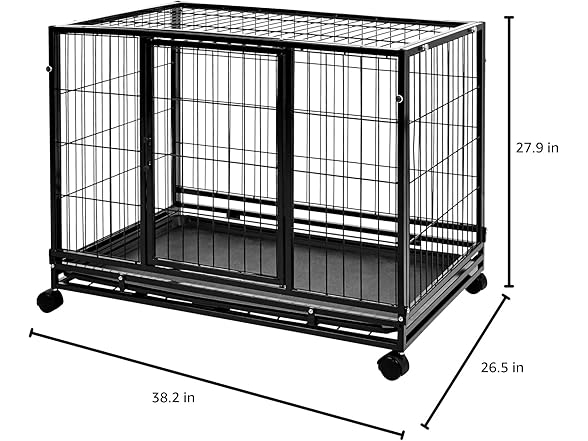 Amazon Basics Dog & Pet Kennel with Tray