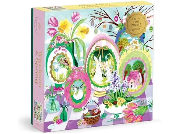 Galison - Windows to Spring 500 Pc Puzzle