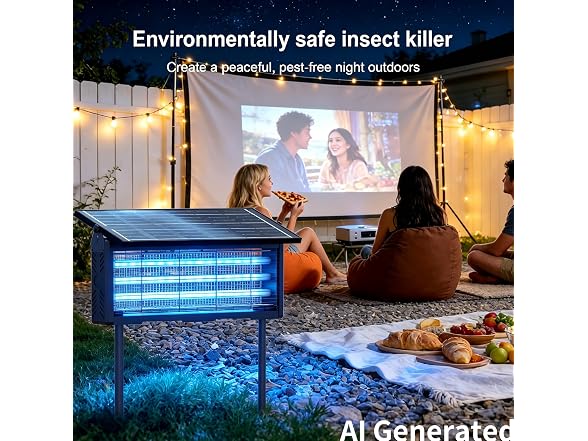 Murutoi 18W Solar Bug Zapper Outdoor