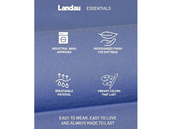 Landau Men (3XL) Essentials Relaxed V-Neck Top
