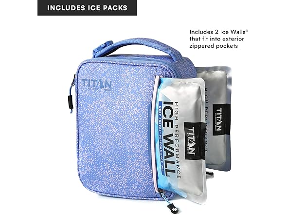 Titan Arctic Zone Lunch Box w/Ice Packs