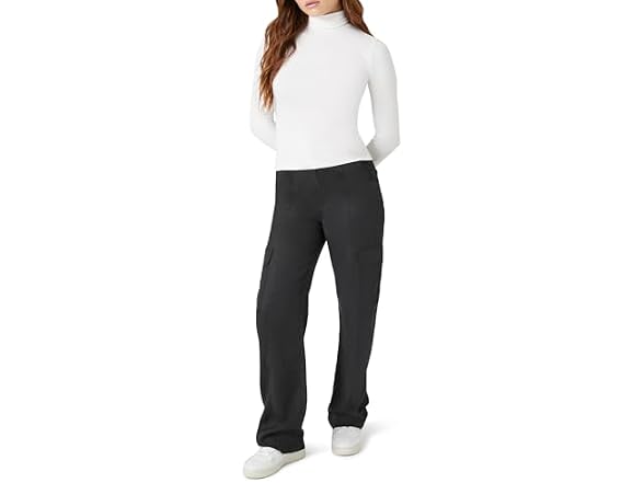 Forever 21 (M) High-Rise Wide-Leg Cargo Pants