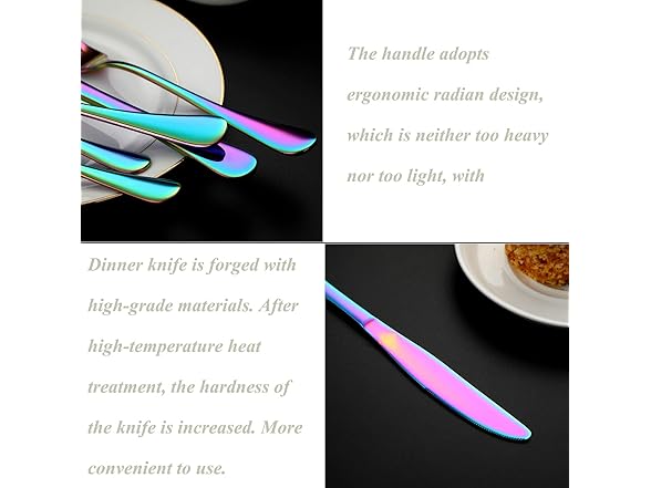 WYT Colorful Silverware Set
