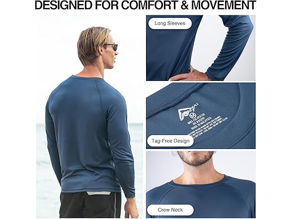 Kanu Men's Navy Rashguard (M)